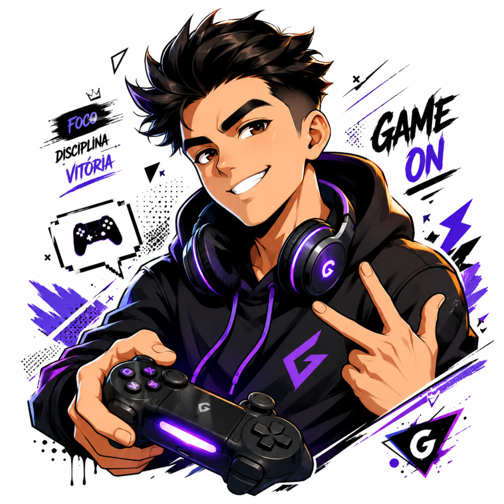 Caricatura Personalizada para Hobby Estilo Anime