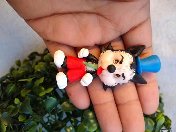 Aplique três porquinhos e Lobo mau