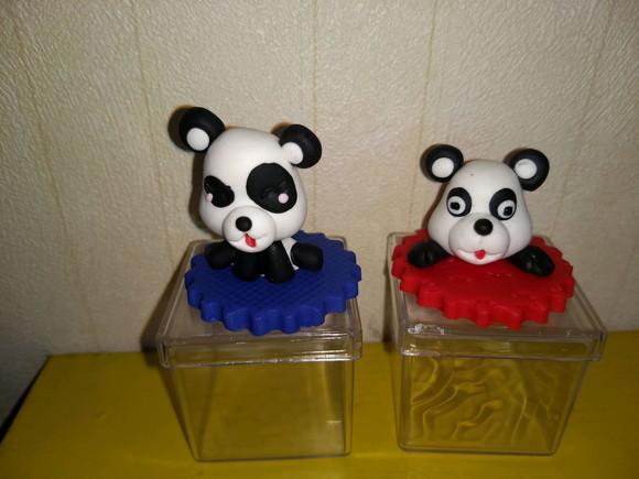 Caixa Acrílica panda