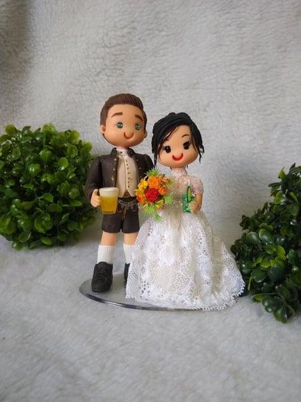 Casal De Noivinhos Alemão