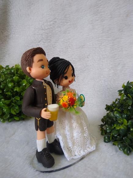 Casal De Noivinhos Alemão