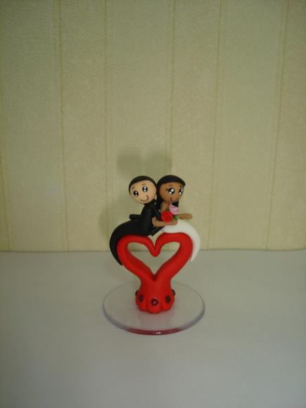 Casal De Noivinhos No Coração