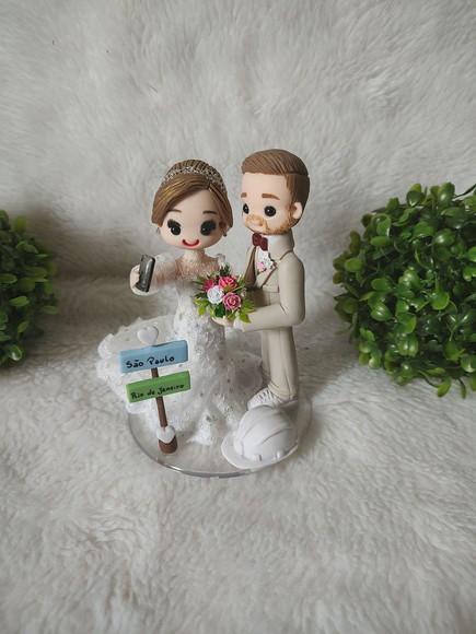 Casal de Noivinhos Profissão