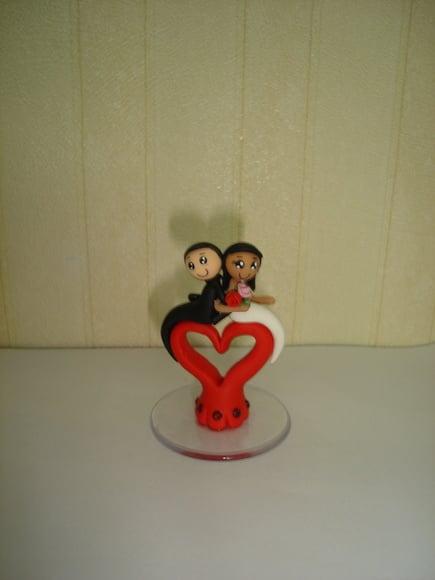 Casal De Noivinhos No Coração