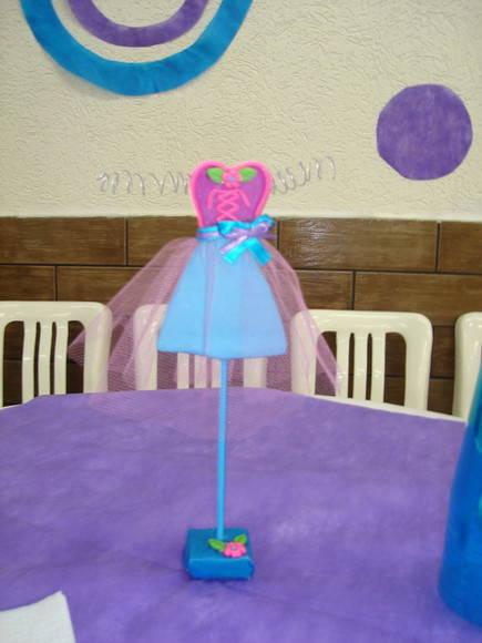 Centro de mesa vestidinho