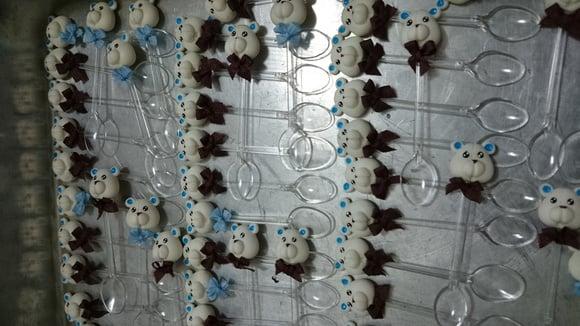 colher brigadeiro ursinho