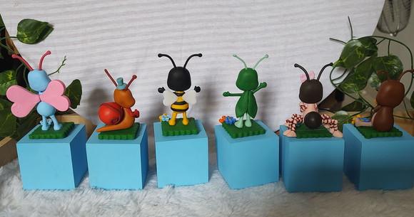 Cubo com Nome Turminha Bichikids
