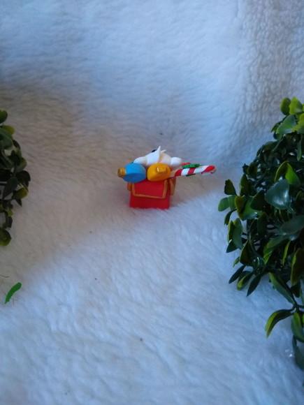 Enfeite de Natal Ursinho na Caixa