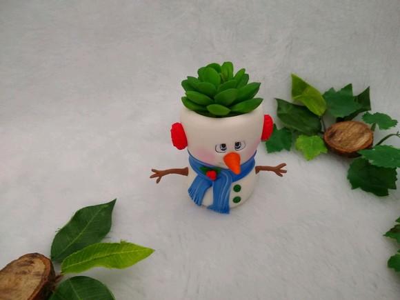 Enfeite de Natal, boneco de neve