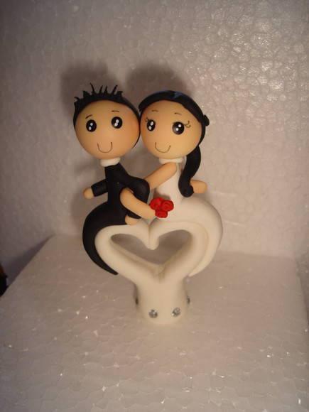 lembrancinha casal no coração
