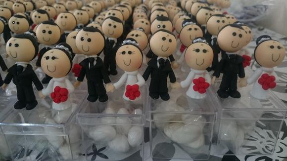 Lembrancinha Casamento Casal na Caixinha Acrilica