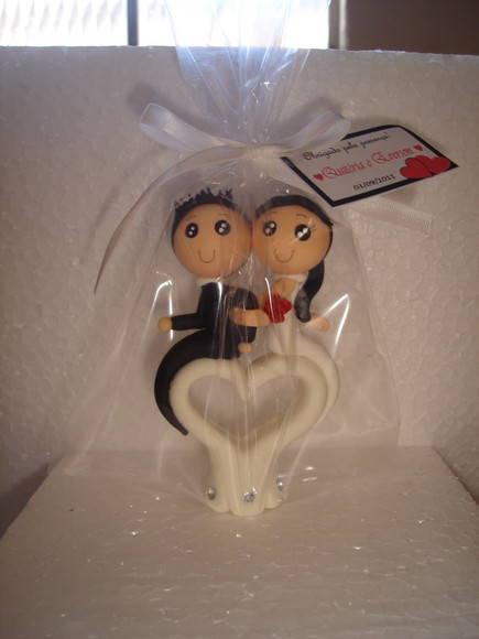 lembrancinha casal no coração