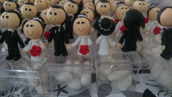 Lembrancinha Casamento Casal na Caixinha Acrilica