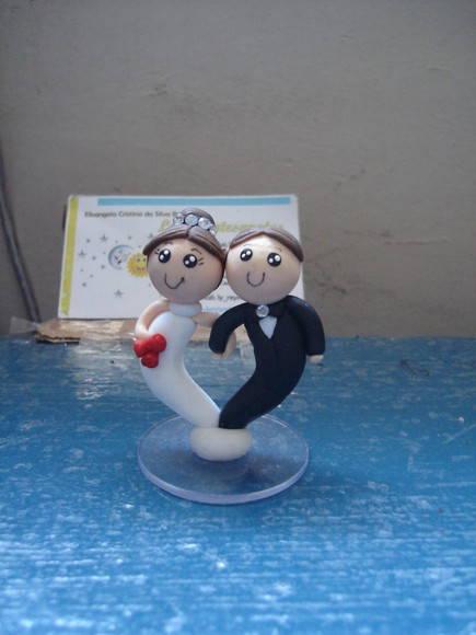 Lembrancinha de casamento novinhos coração