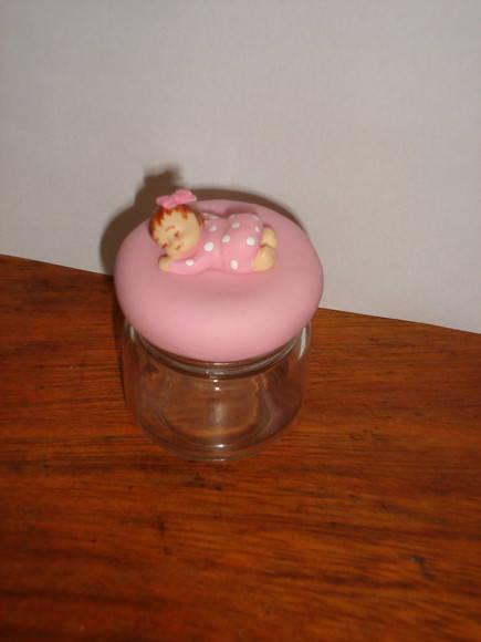 lembrancinha para nascimento, potinho para doce