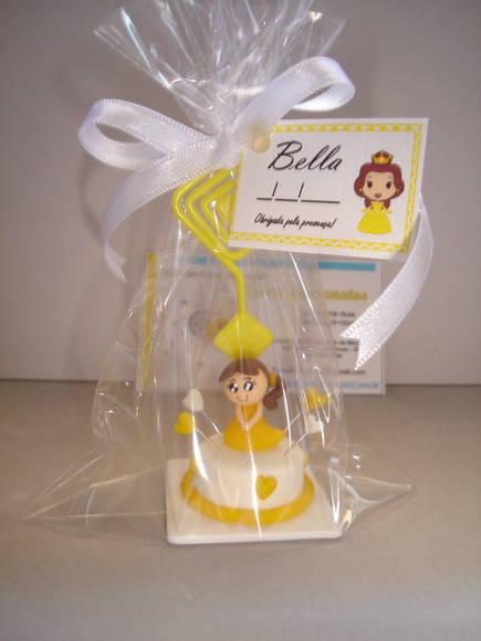 lembrancinha princesa no bolinho porta recado
