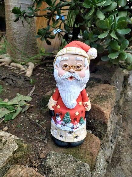 Luminária papai Noel