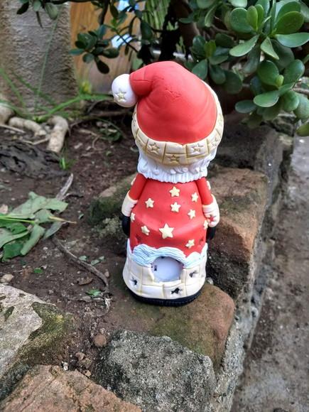 Luminária papai Noel
