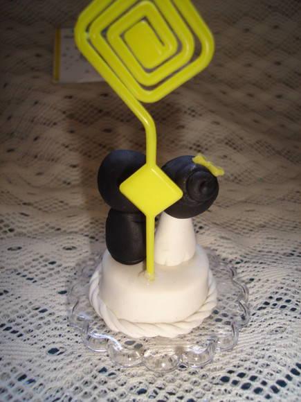 mini bolo com noivinhos