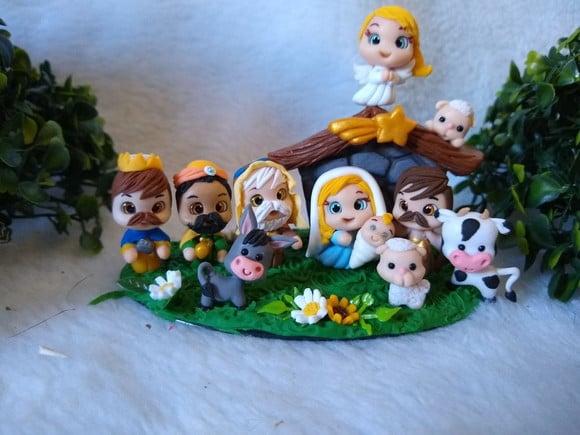 Mini Presépio, Sagrada Família, Natal