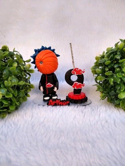 Mini topo de bolo akatsuki