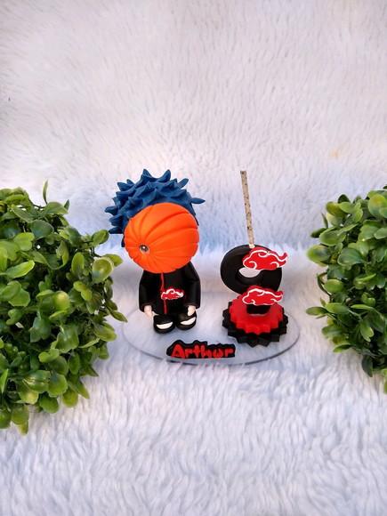 Mini topo de bolo akatsuki