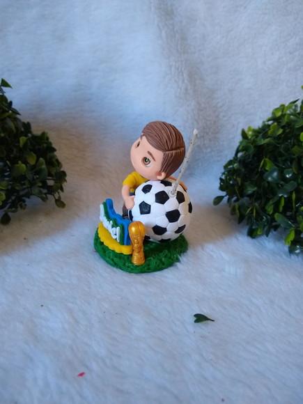 Mini Topo de Bolo Futebol