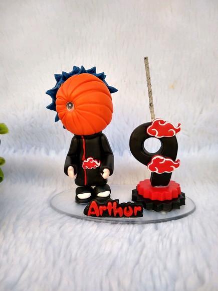 Mini topo de bolo akatsuki