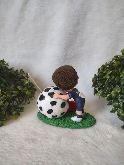 Mini Topo de Bolo Futebol Psg