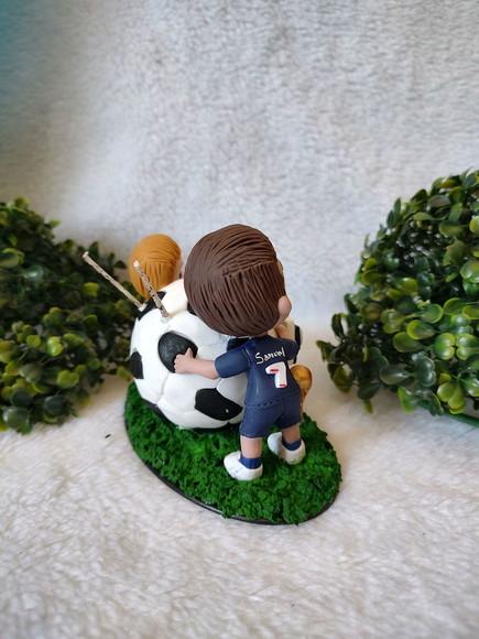 Mini Topo de Bolo Futebol 2 Criança