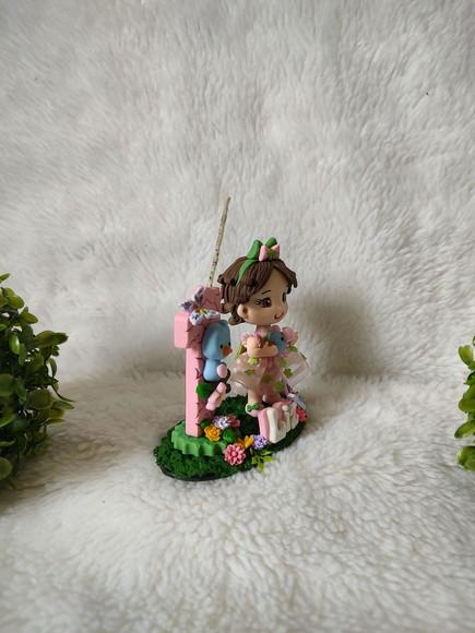 Mini Topo de Bolo Jardim Encantado