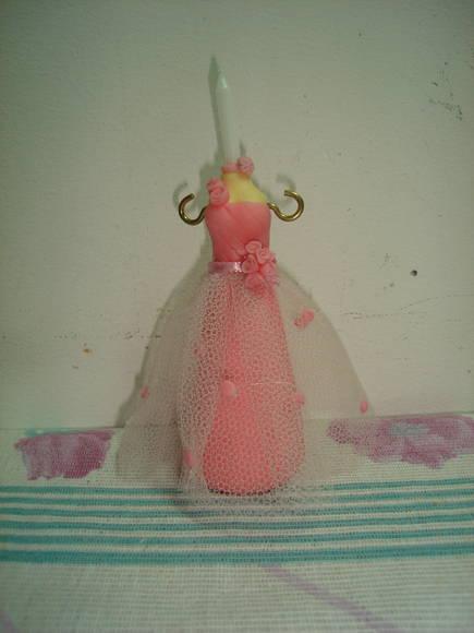 mini vela e porta jóia