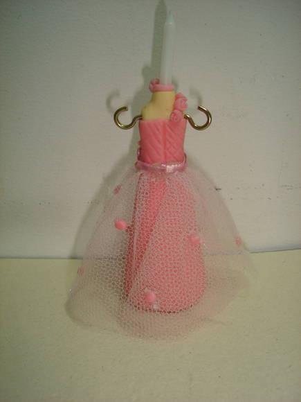 mini vela e porta jóia