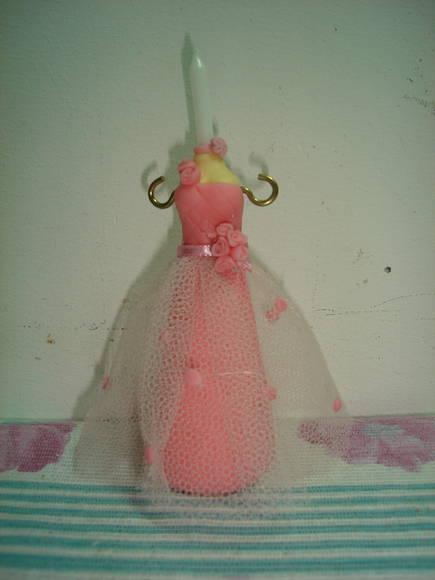 mini vela e porta jóia