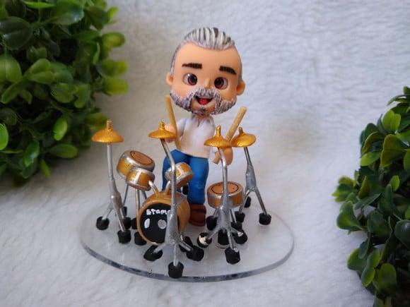 Miniatura personalizada baterista
