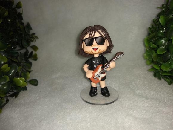 Miniatura Personalizada Guitarrista