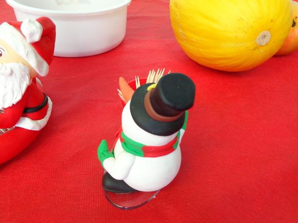 Paliteiro boneco de neve