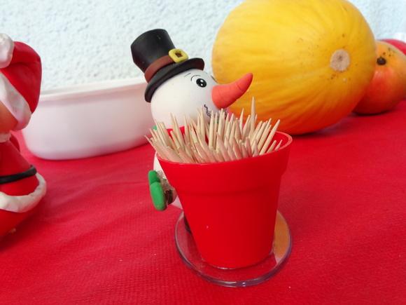 Paliteiro boneco de neve