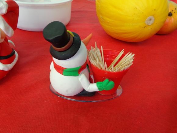 Paliteiro boneco de neve