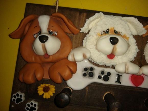 Porta chave cachorrinhos