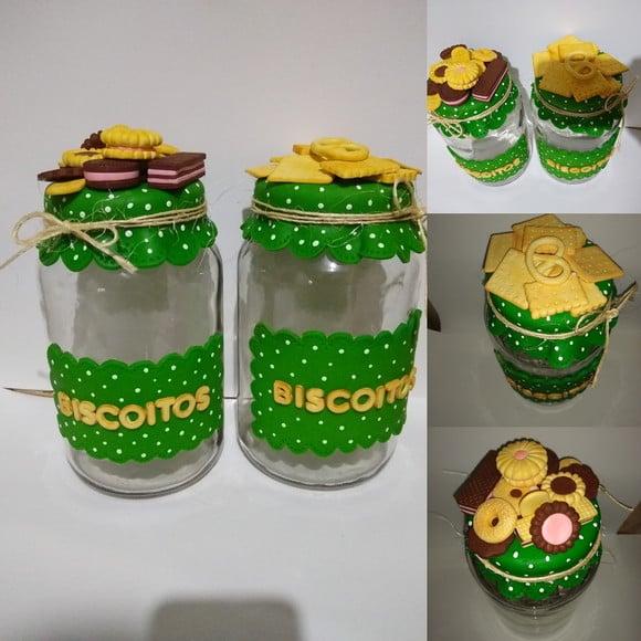Pote Biscoito, Pote Decorado
