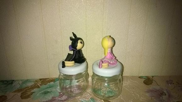 potes brigadeiro princesas