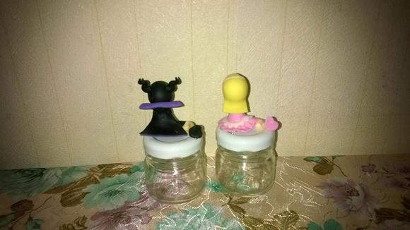 potes brigadeiro princesas