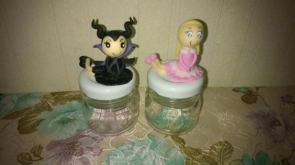 potes brigadeiro princesas