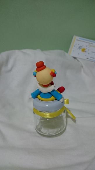 Potinho para brigadeiro palhaço