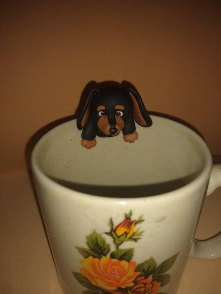Segura chá - Enfeite de caneca