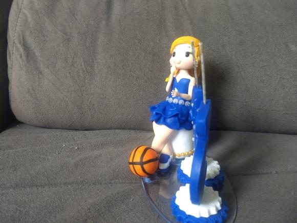 Topo bolo 15 anos basquete