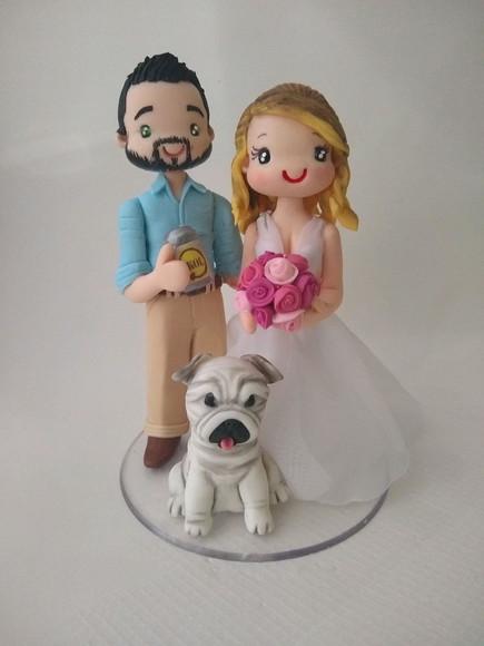 Topo casamento com 1 pet
