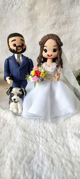 Topo Casamento com 1 Pet