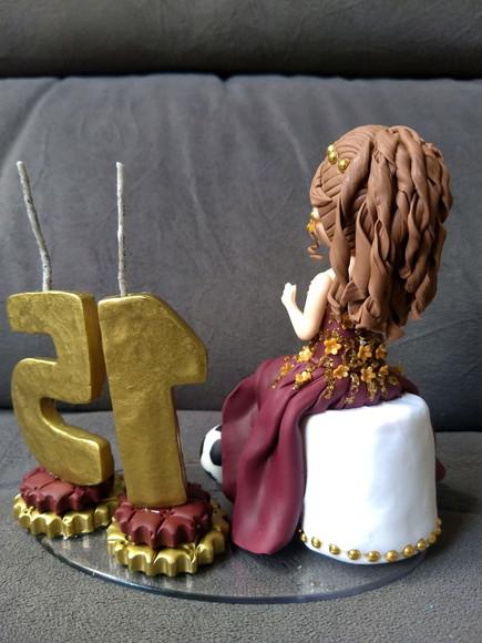 Topo de bolo 15 anos